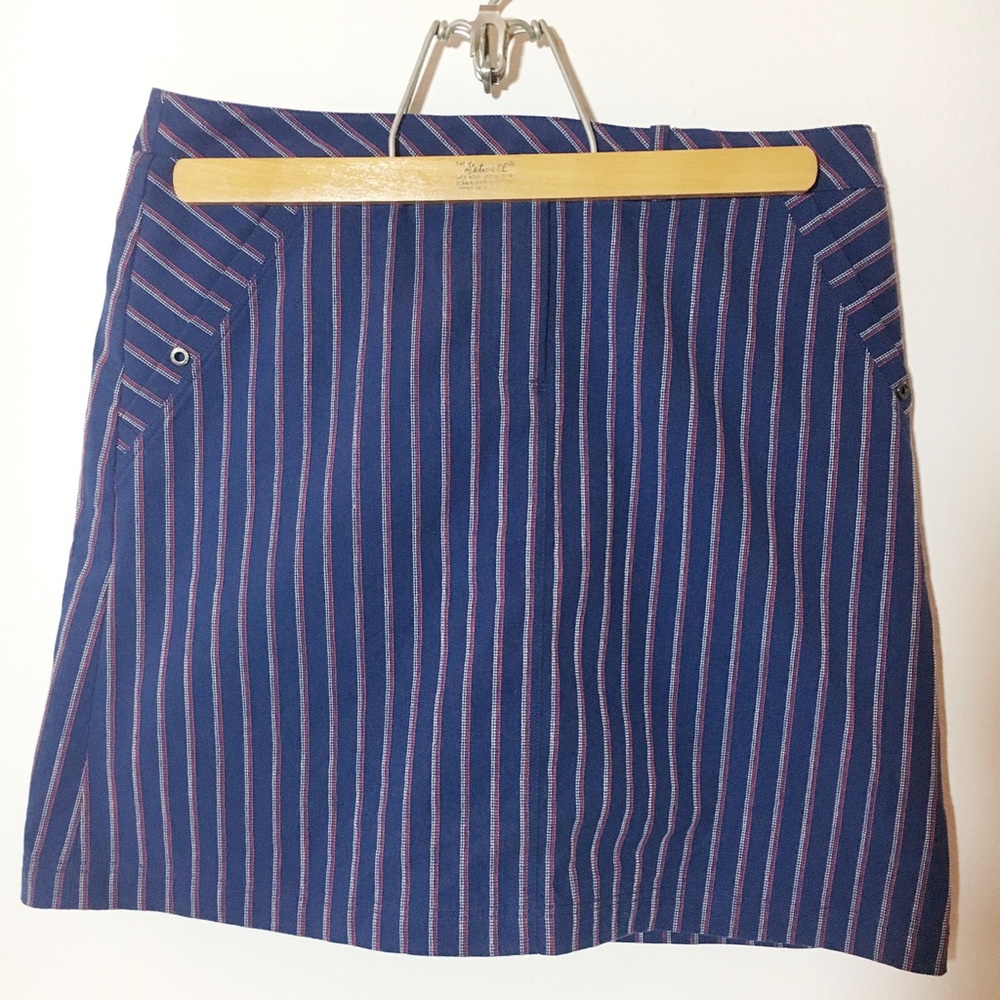 Cutter & Buck | Navy, Red, and White Golf Skirt