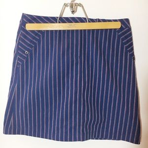 Cutter & Buck | Navy, Red, and White Golf Skirt