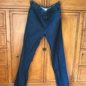 Dark blue crewcuts chinos
