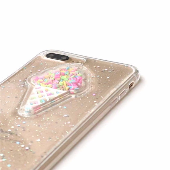 iPhone 3D Glitter Ice Cream Case - Picture 2 of 3