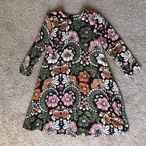 Floral long sleeved dress