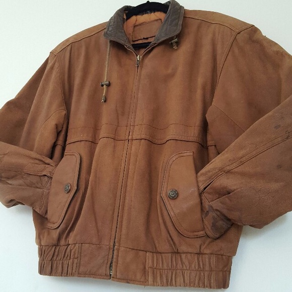 VINTAGE GODZILLA LEATHER JACKET - Picture 2 of 4