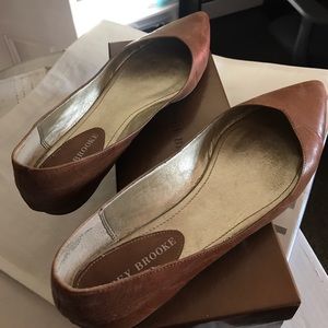 Brown Pointy Flats