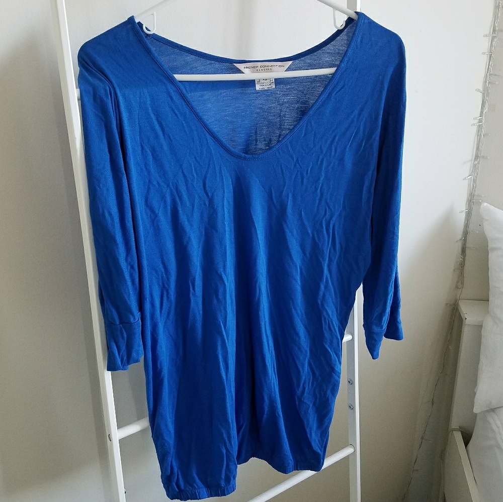 FCUK Royal blue top
