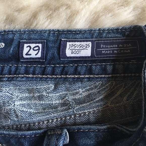 Miss Me-Rhinestone Silver Pocket Detail Jeans - Picture 7 of 7