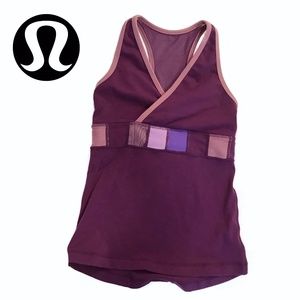 Lululemon Purple Racerback Tank Top