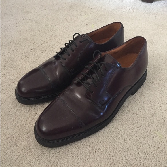 New.... Men's Cole Haan Burgundy Cap toe Shoes - Picture 1 of 7