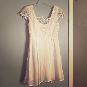 Size Medium White Lace Dress