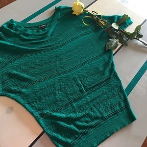 Angel wing crochet sweater