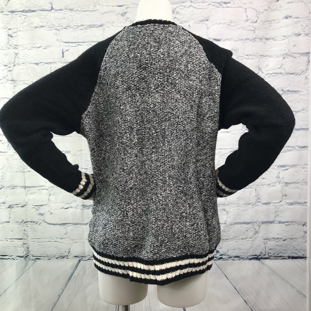 American Eagle Bomber Sweater Jacket A250 - Picture 6 of 8