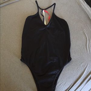 Black vintage Tommy Hilfiger bodysuit.