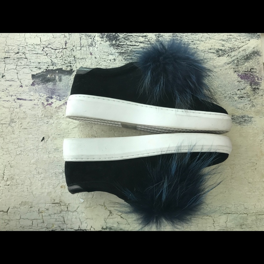 Kurt Geiger fur ball slip ons - Picture 3 of 3