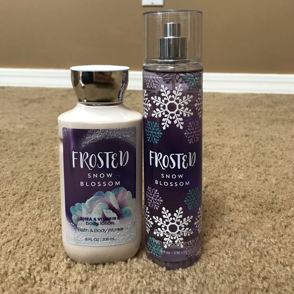 Bath&Body Works Frosted Snow Blossom Bundle