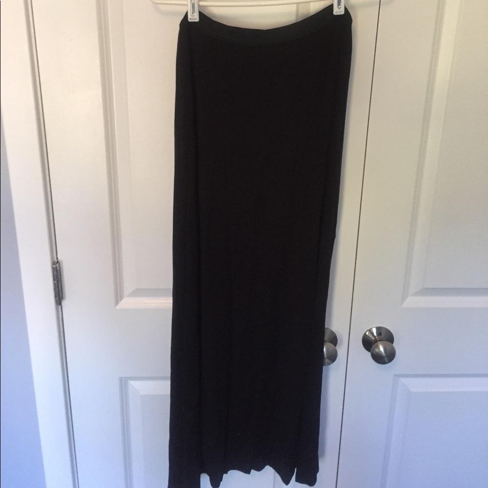 Black Free People Maxi Skirt