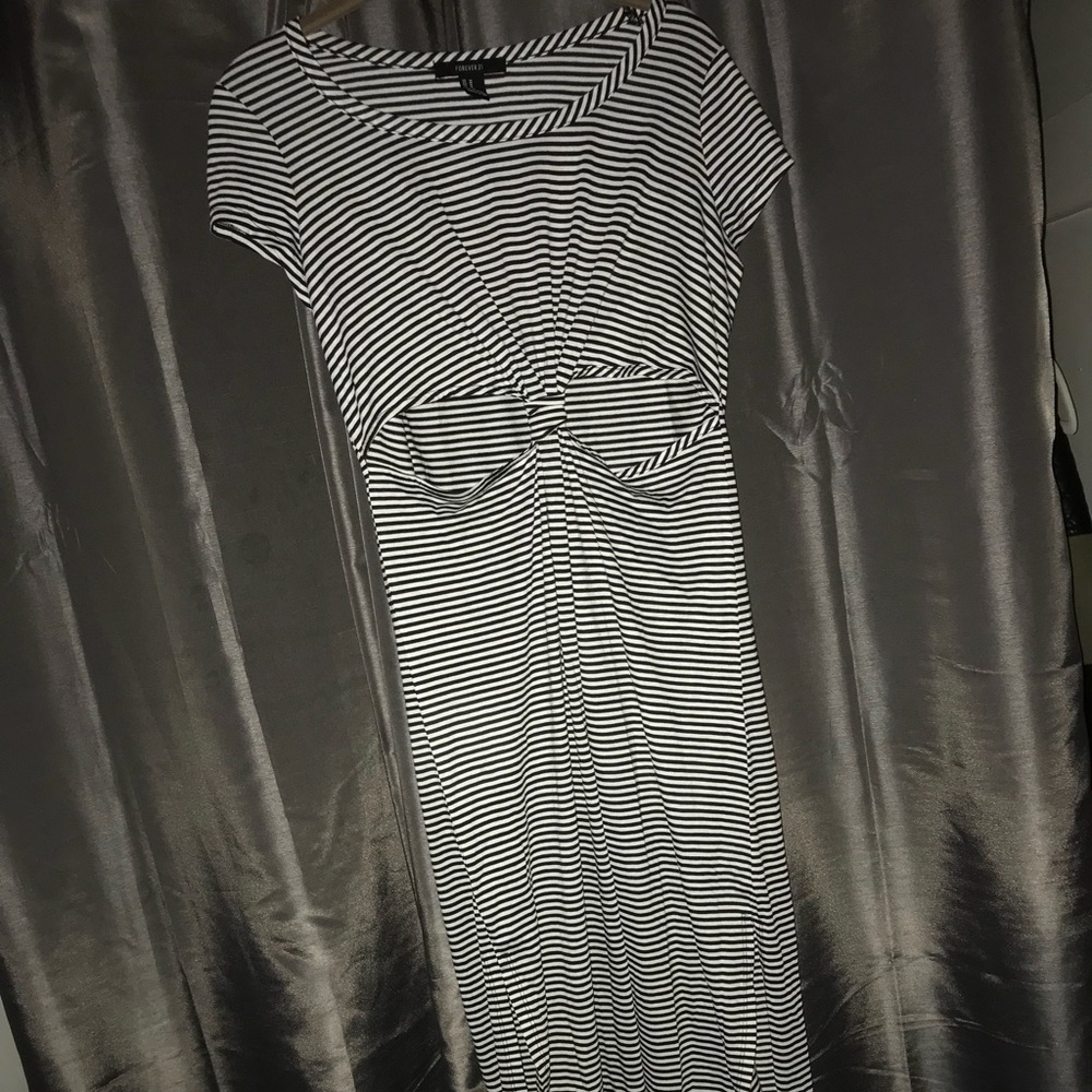 Striped maxi dress