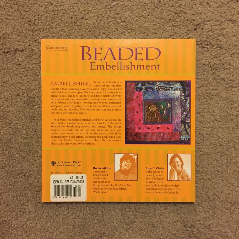 Clarke and Atkins Beaded Embellishment Book - Picture 2 of 2