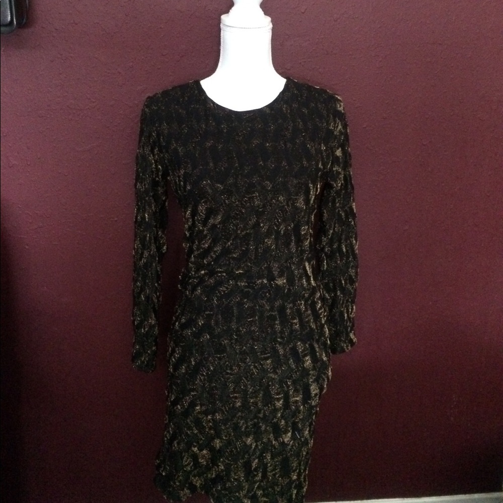 Zara W & B collection black dress