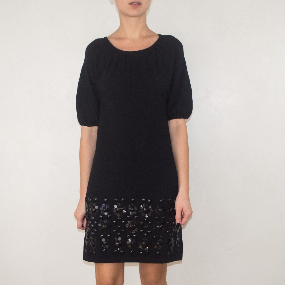 Rebecca Taylor Embellished Sweater Dress