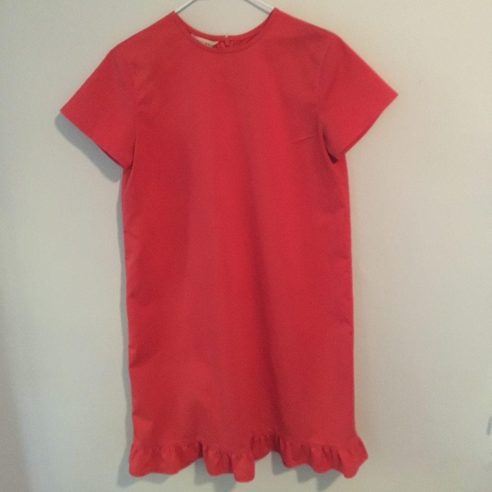 Red shift dress