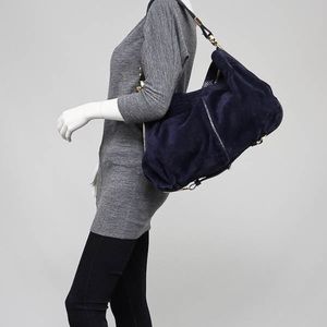 SALE!🔥JIMMY CHOO BLUE SUEDE & python bag