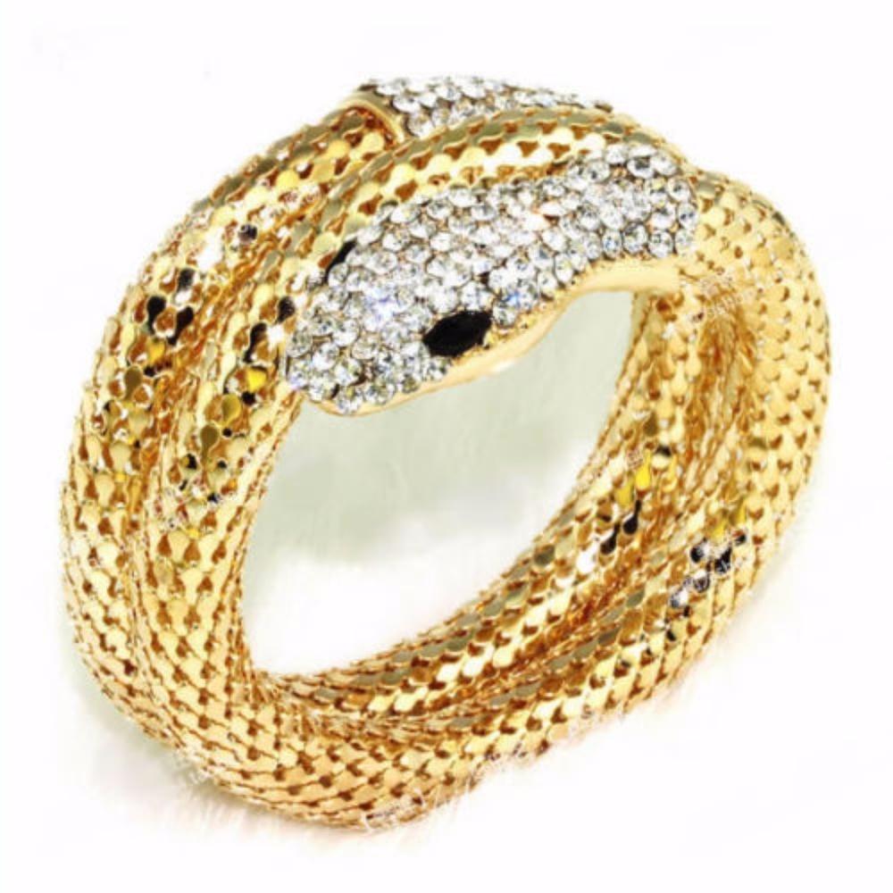 Gold Serpent Bracelet