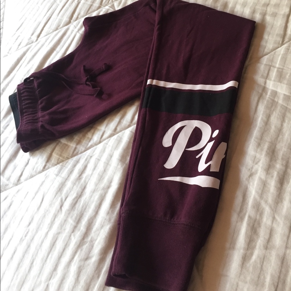PINK Victoria Secret purple sweat pants