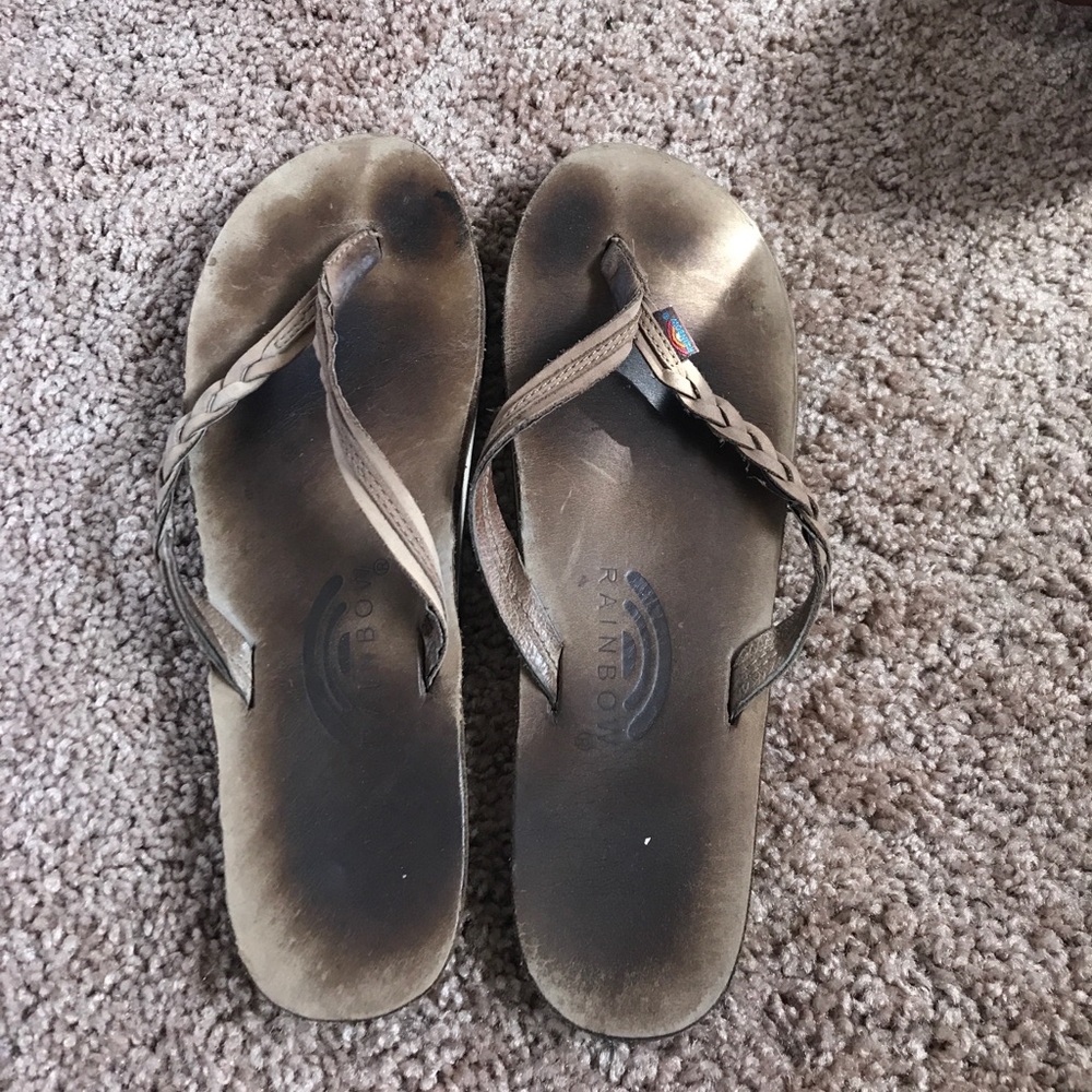 Tan Rainbow Sandals