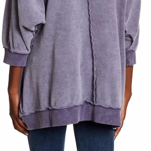 FINAL SALE FREE PEOPLE SWEATSHIRT SWEATER TOP - Picture 5 of 5