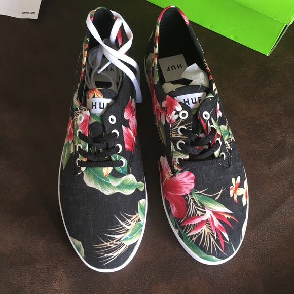 SOLD NWT Huf men’s sneakers tropical size 10 - Picture 2 of 3