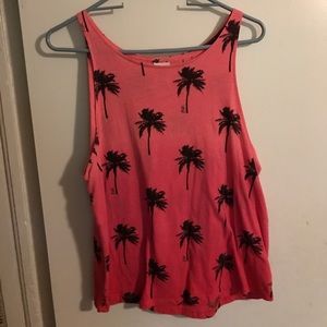 VS Pink Crop Tank Top