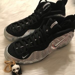 🔥Brand new NIKE AIR foamposite pro silver/black