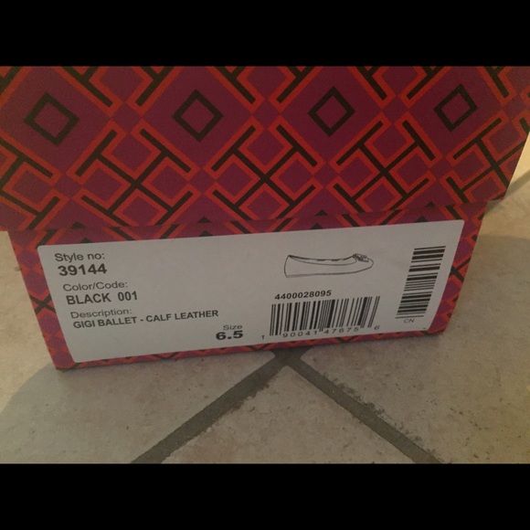 Tory Burch Gigi ballet flats gold and black - Picture 3 of 7