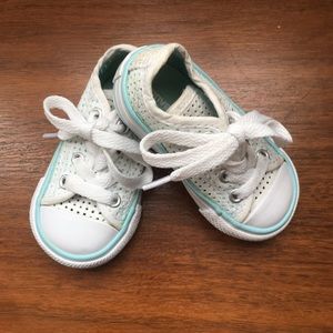 Converse All-star white mesh size 4 toddler