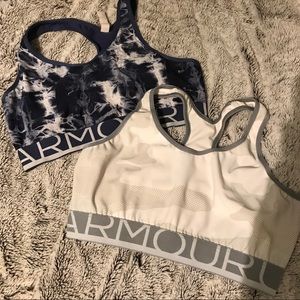 Two under armour sports bras!