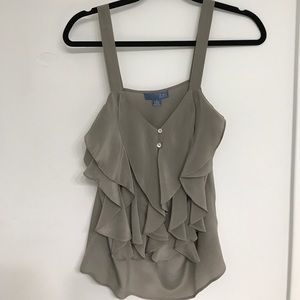 Anthropologie Dil Silk Tank Top