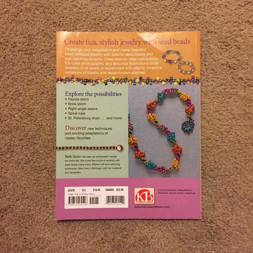 Stone Seed Bead Stitching Book - Picture 2 of 2