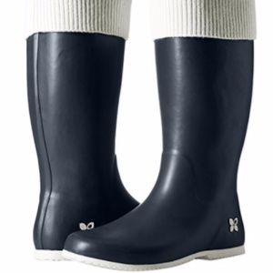 Butterfly Twists  Windsor Rain Boot in Navy/White
