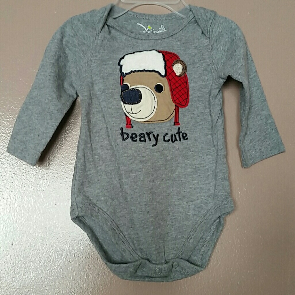 🐻"Beary Cute" Long Sleeve Bodysuit🐻