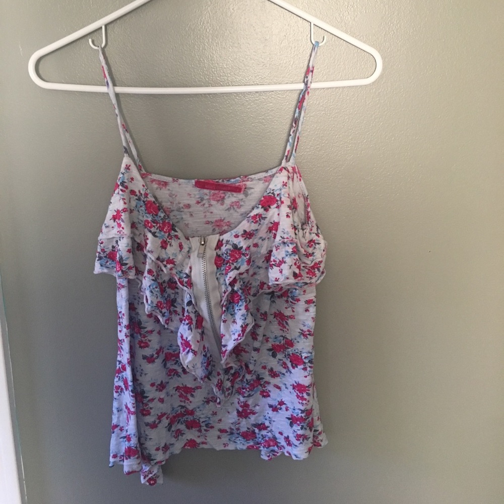 Floral tank top.