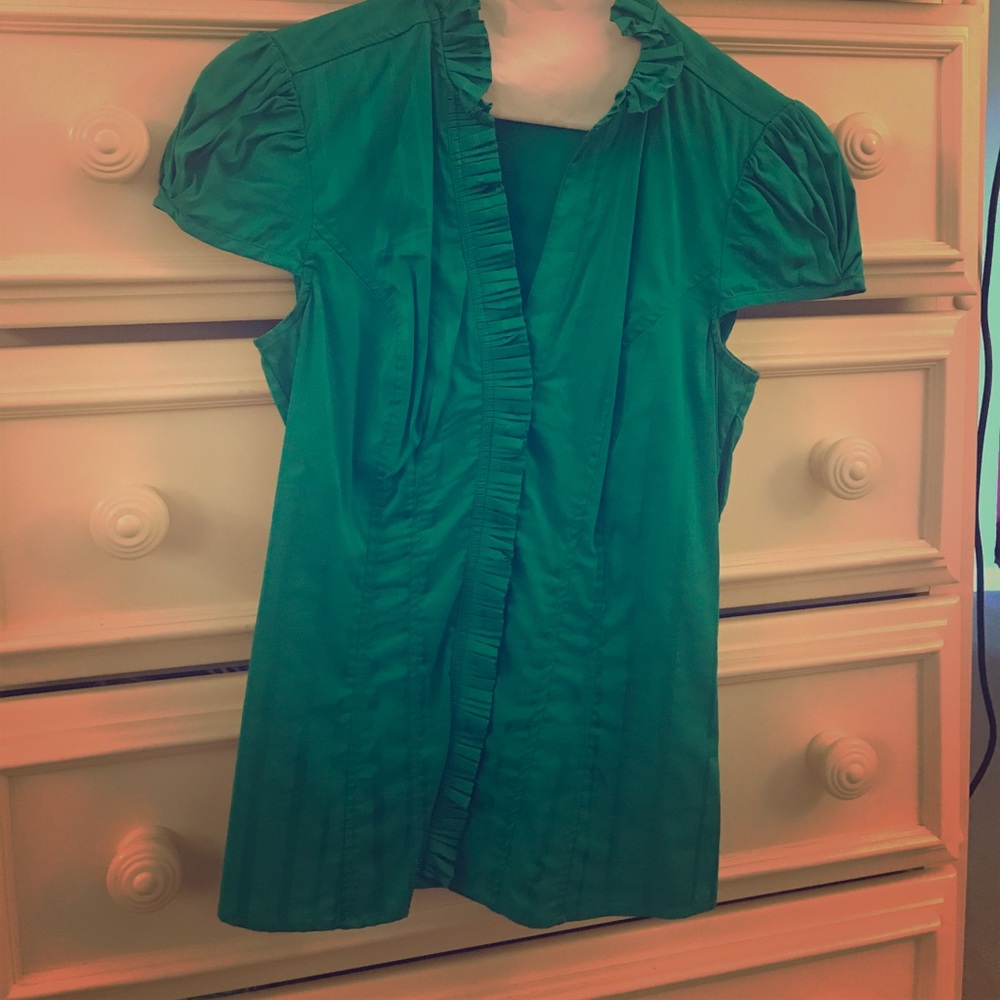 Express Green Dress Top