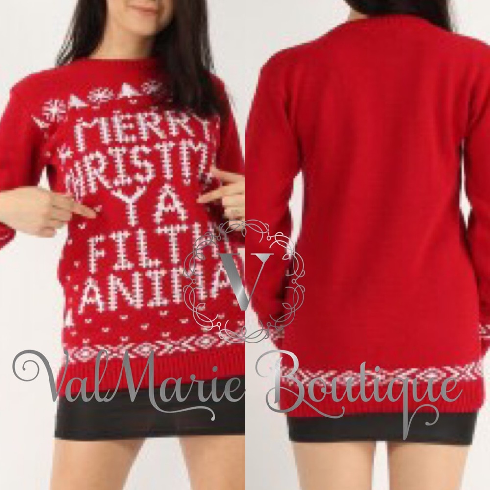 🔥FINAL PRICE🔥MERRY CHRISTMAS YOU FILTHY ANIMAL - Picture 2 of 3