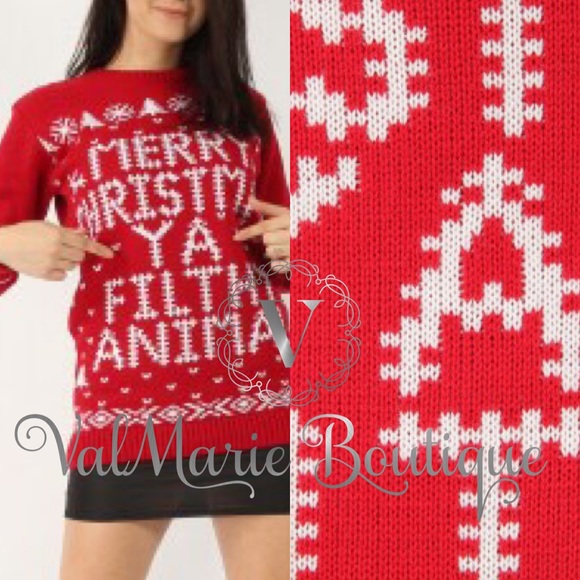 🔥FINAL PRICE🔥MERRY CHRISTMAS YOU FILTHY ANIMAL - Picture 3 of 3