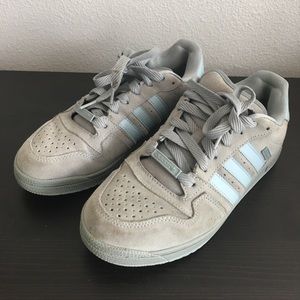 Baby blue ADIDAS suede sneakers Ladies 9.5