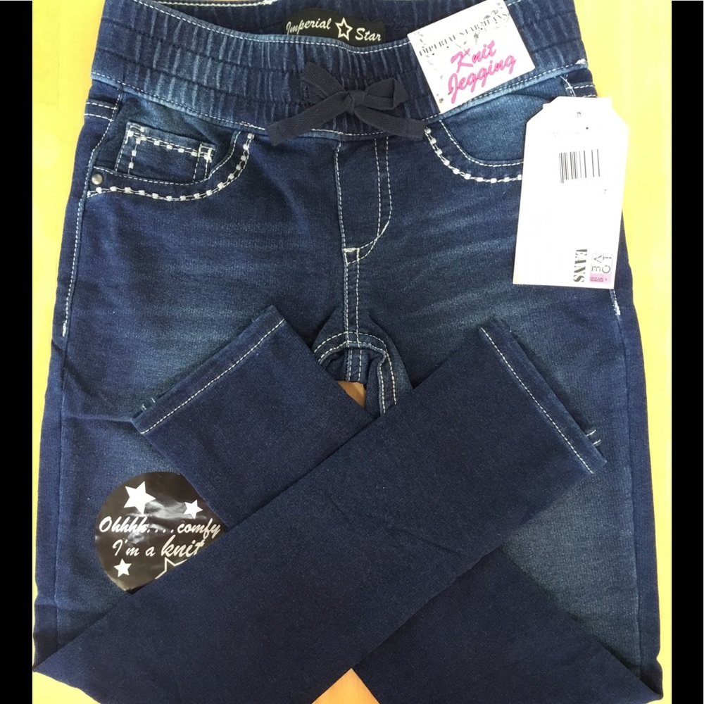 Girls’ Denim Leggings (Size 7)