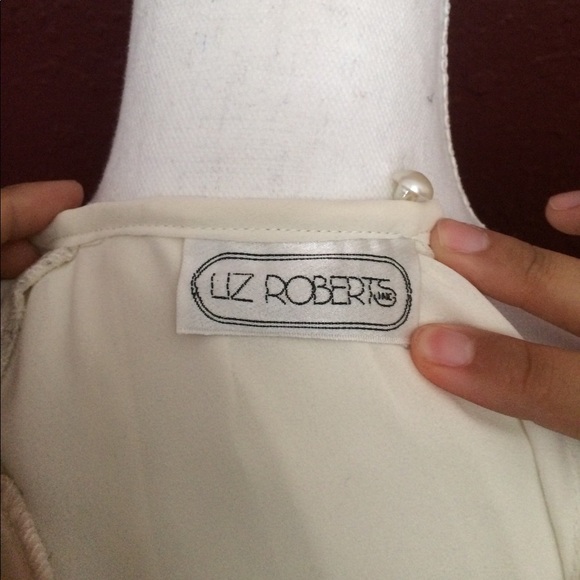 Pearl white Liz Roberts Flare Blouse - Picture 3 of 4