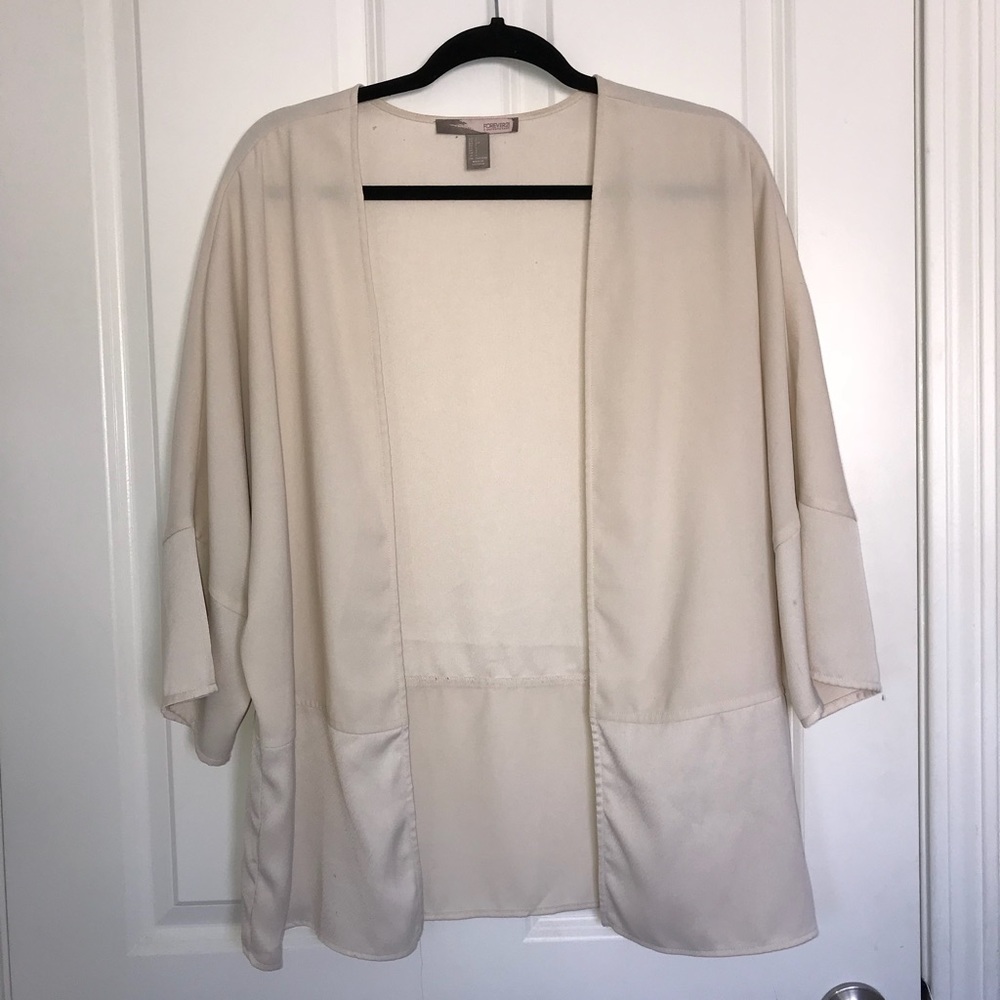 Cream colored kimono