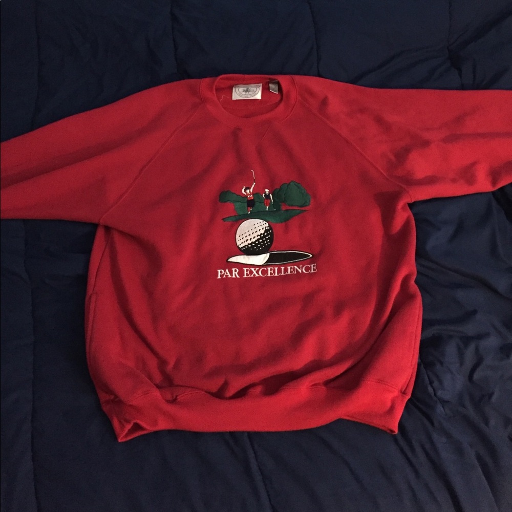 John Ashford Golf Cool Par Excellence Crewneck