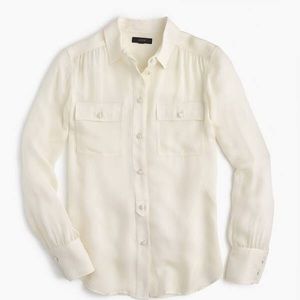 JCrew Soft Silk Shirt