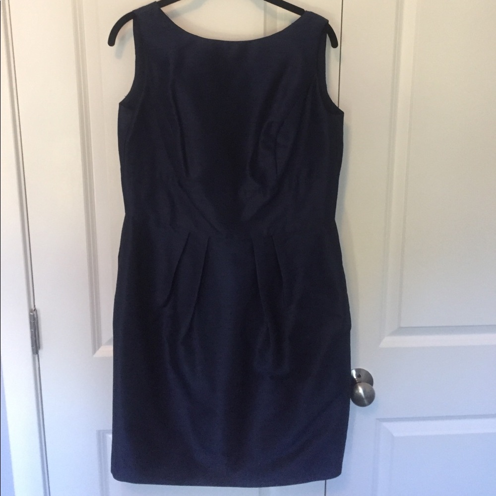 Navy Alfred Sung Cocktail Dress