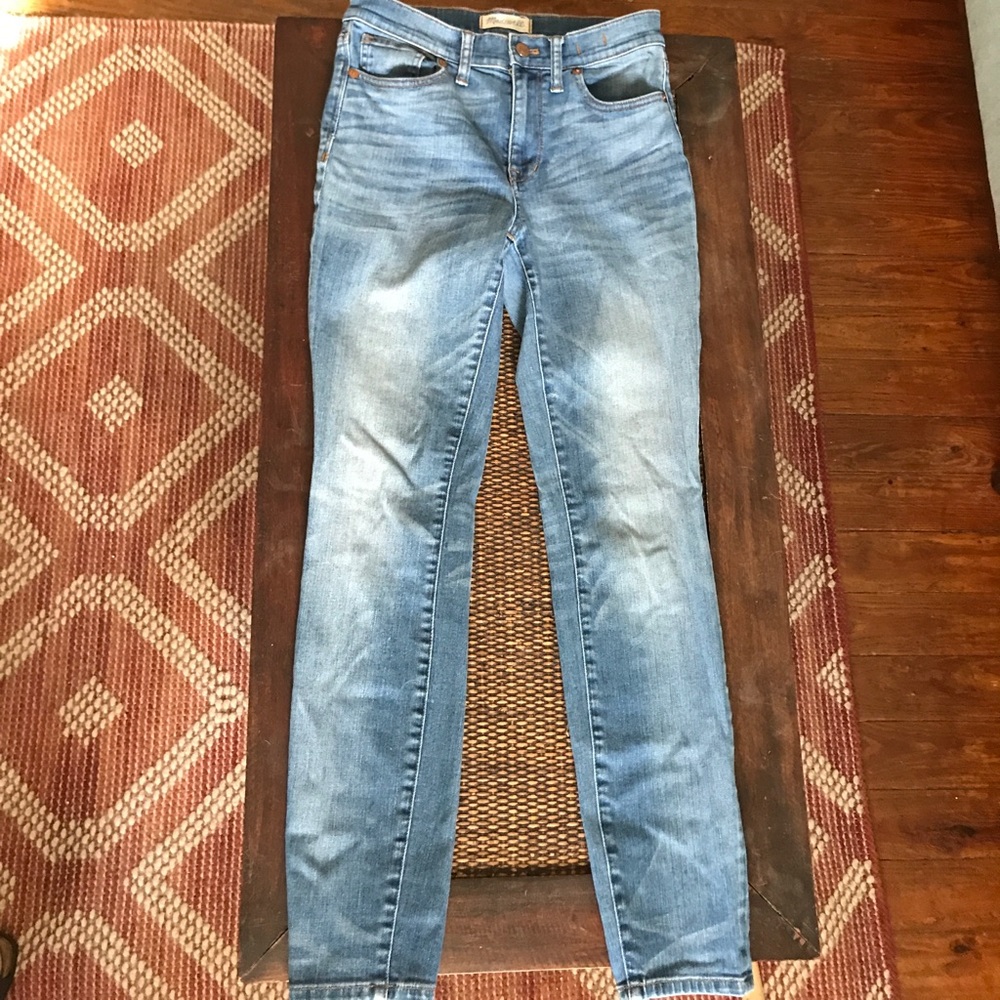 Madewell high riser skinny